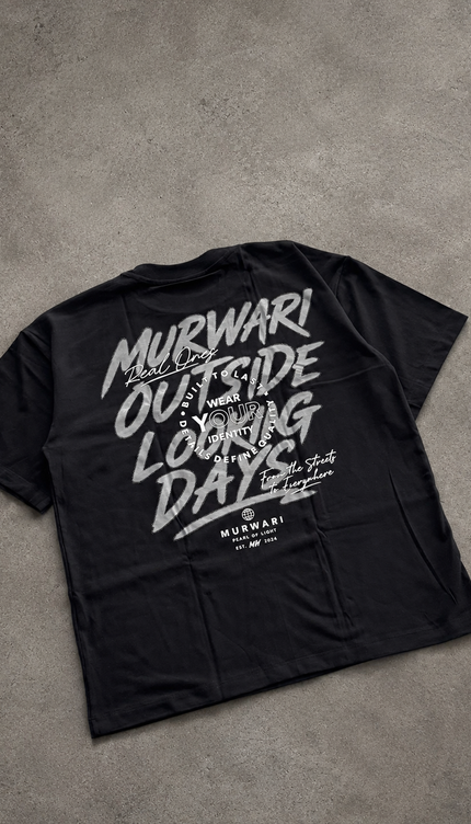 Polo Oversize  Outside Tee Negro