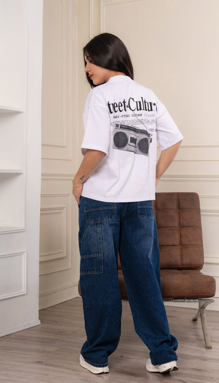 Polo Boxy Radio Blanco