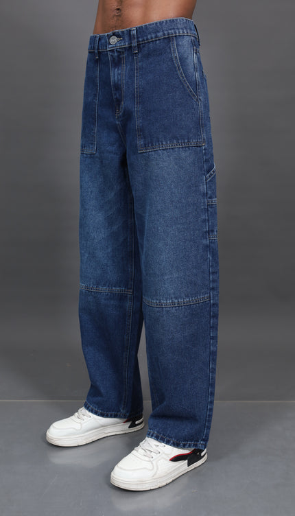 Carpintero baggy Azul