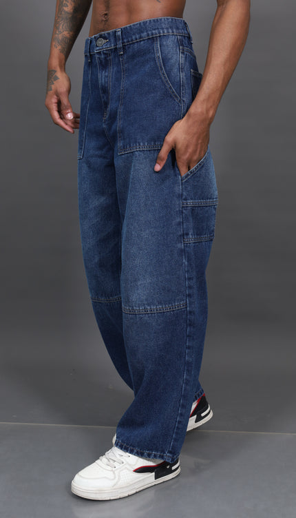 Carpintero baggy Azul