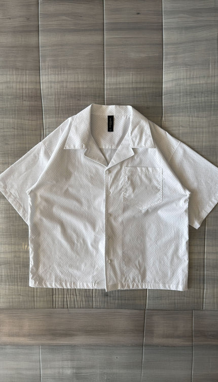 Camisa Boxy Fit Dot Blanco
