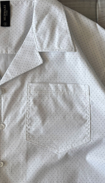 Camisa Boxy Fit Dot Blanco