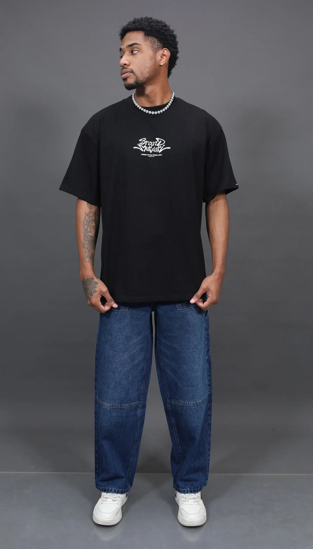 Polo Oversize Urban Negro