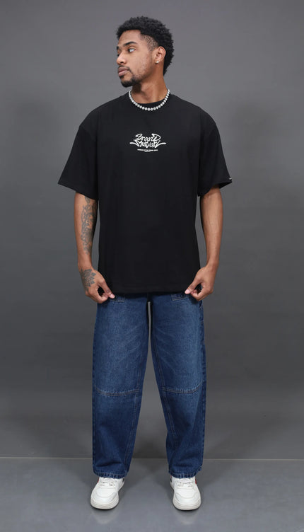 Polo Oversize Urban Negro