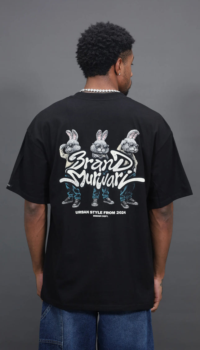 Polo Oversize Urban Negro