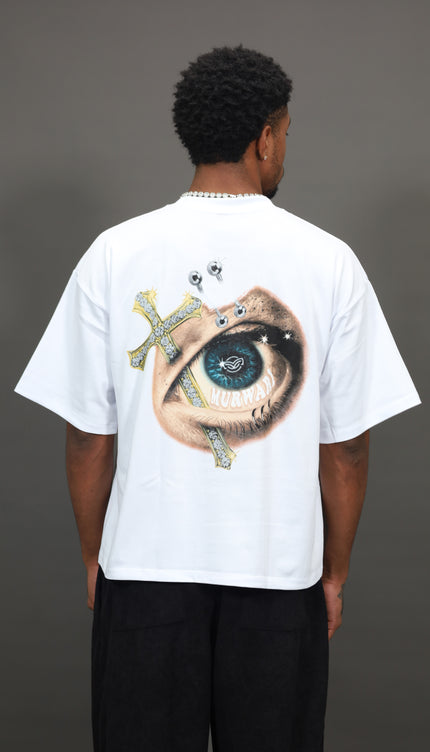 Polo Boxy Ojo Blanco