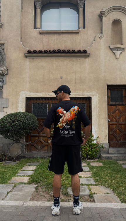 Polo Oversize Herba Negro