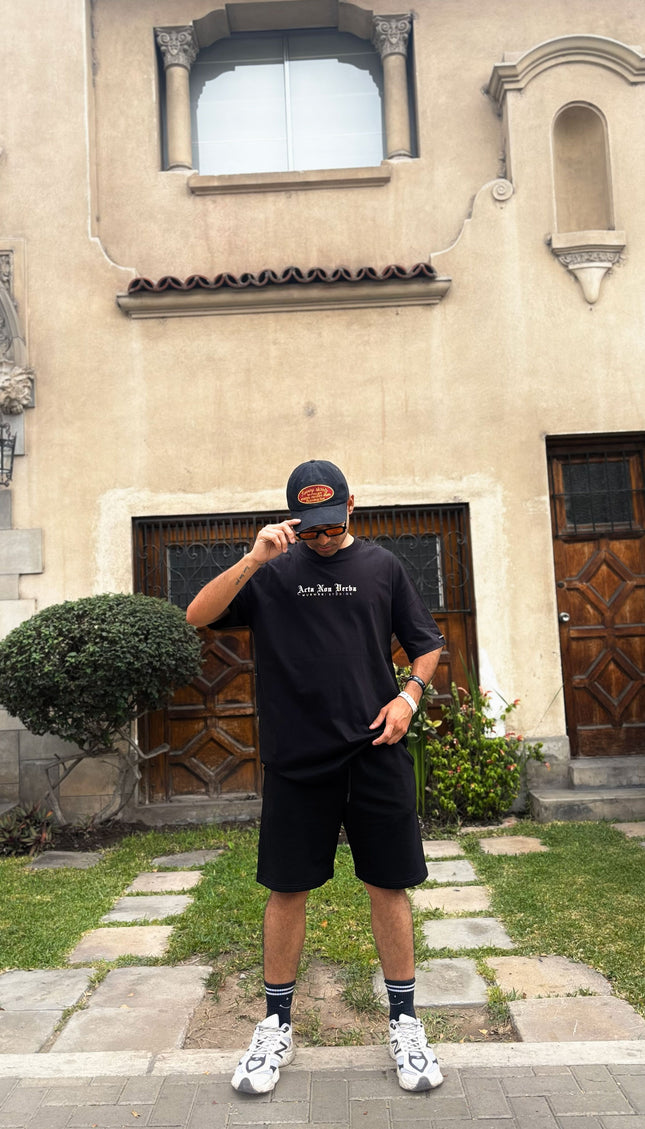 Polo Oversize Herba Negro