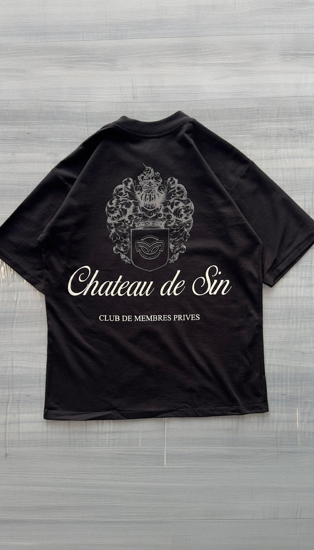 Polo Overbox Prives Negro