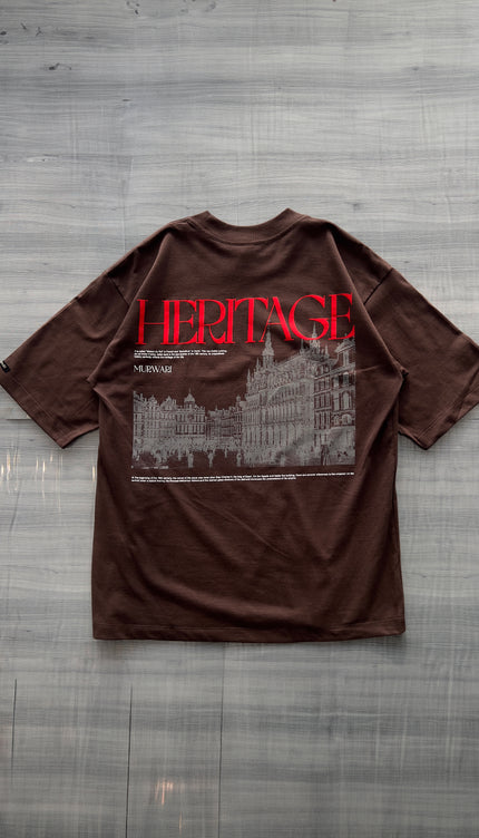 Polo Overbox Heritage Marrón