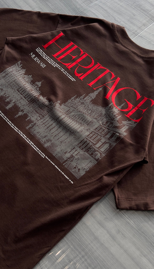 Polo Overbox Heritage Marrón