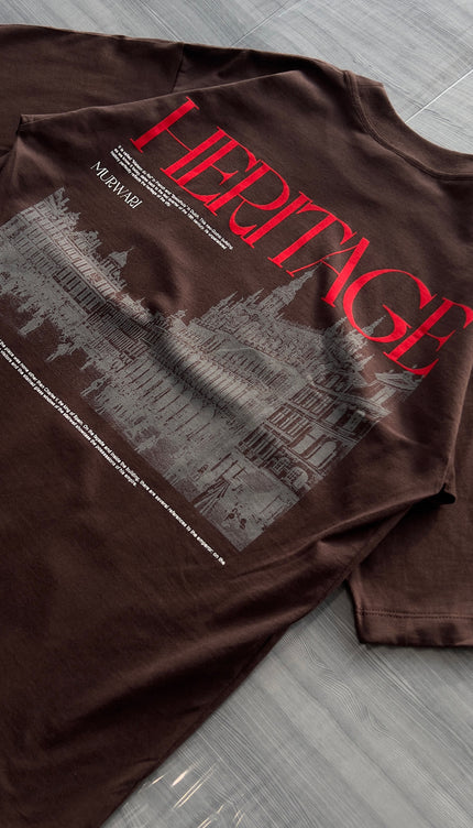 Polo Overbox Heritage Marrón