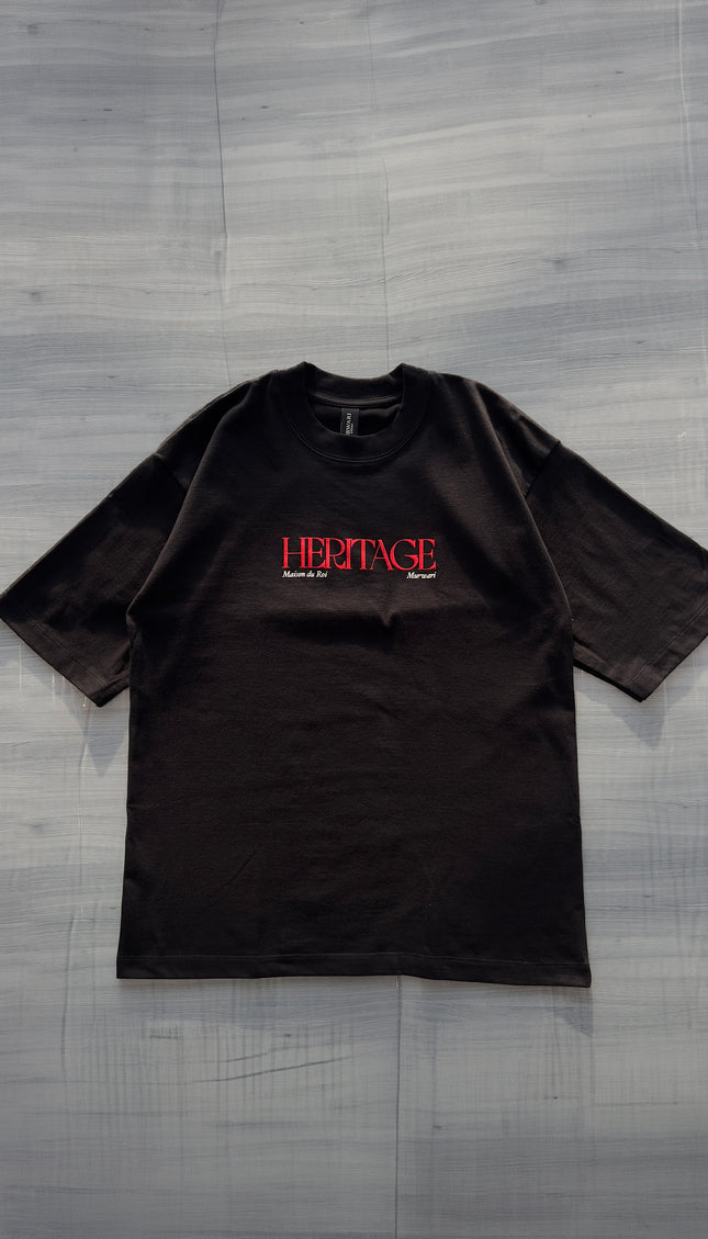 Polo Overbox Heritage Negro