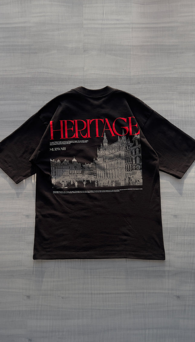 Polo Overbox Heritage Negro