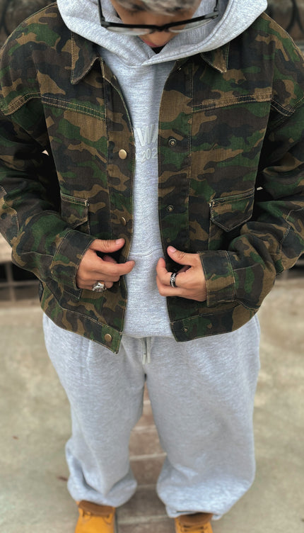 Casaca Camuflaje Verde