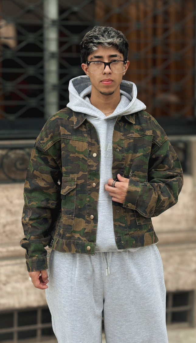Casaca Camuflaje Verde