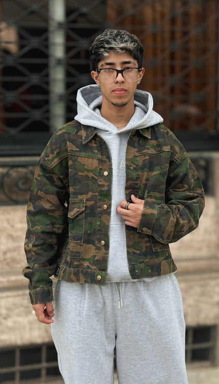 Casaca Camuflaje Verde