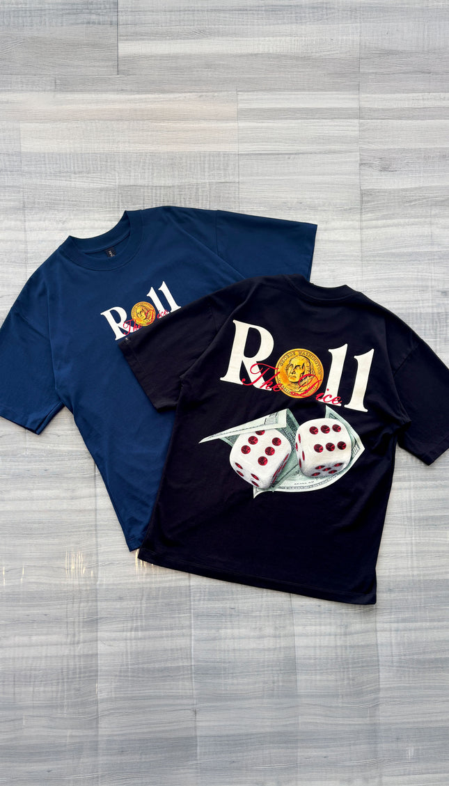 Polo Overbox Dado Azul