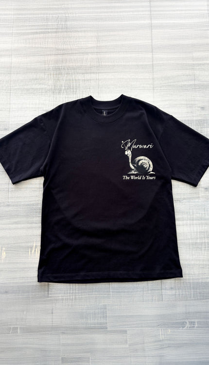 Polo Overbox Caracol Negro