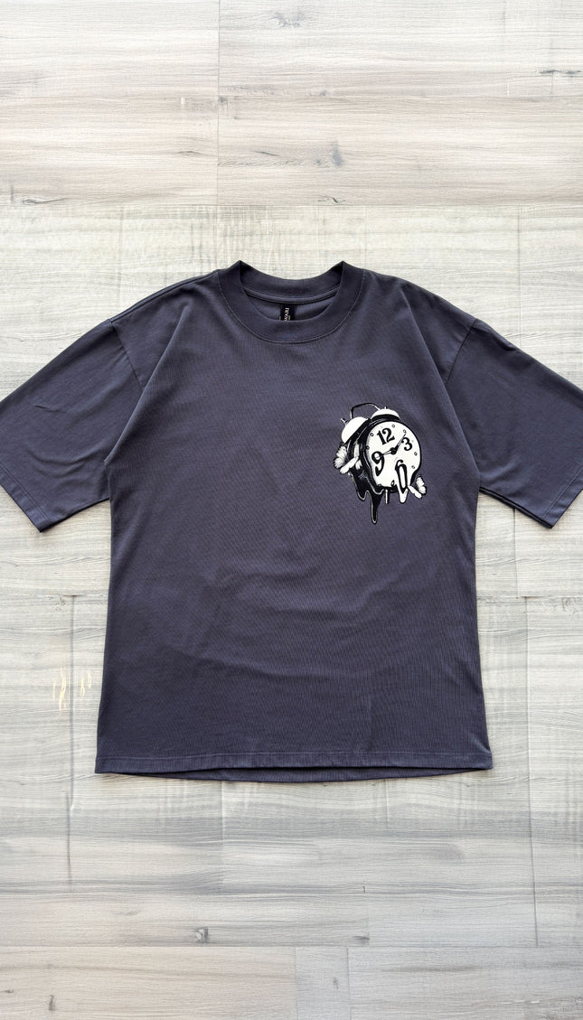 Polo Overbox Reloj Plomo