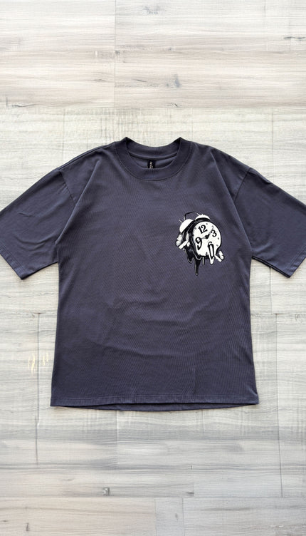 Polo Overbox Reloj Plomo