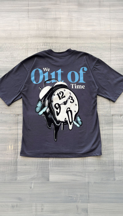 Polo Overbox Reloj Plomo