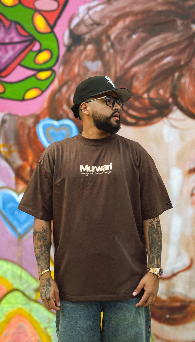 Polo Oversize  Make Art Marrón