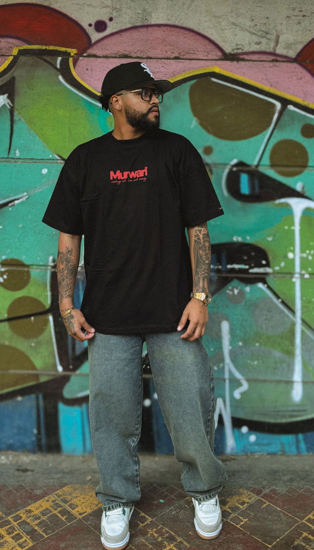 Polo Oversize  Make Art Negro