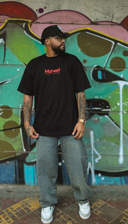Polo Oversize  Make Art Negro