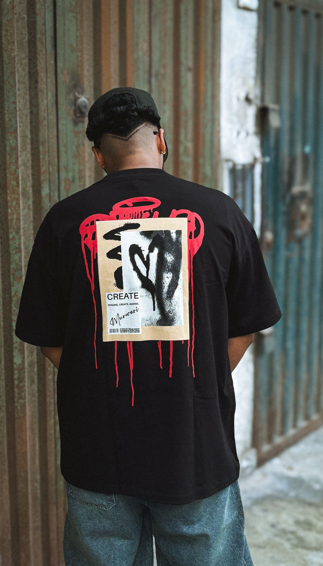 Polo Oversize Create Negro