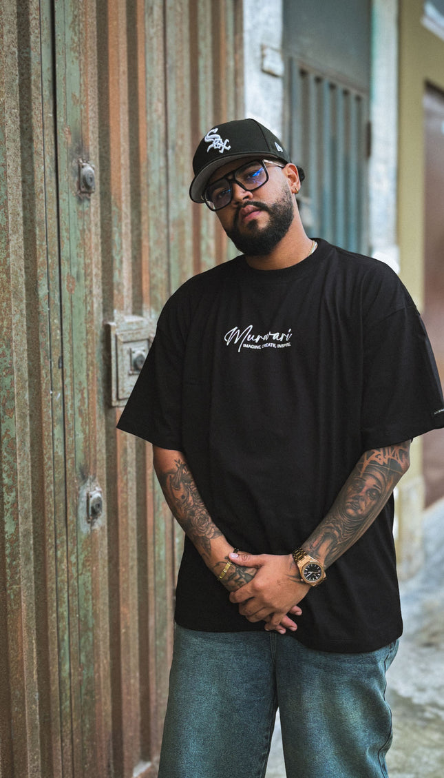 Polo Oversize Create Negro
