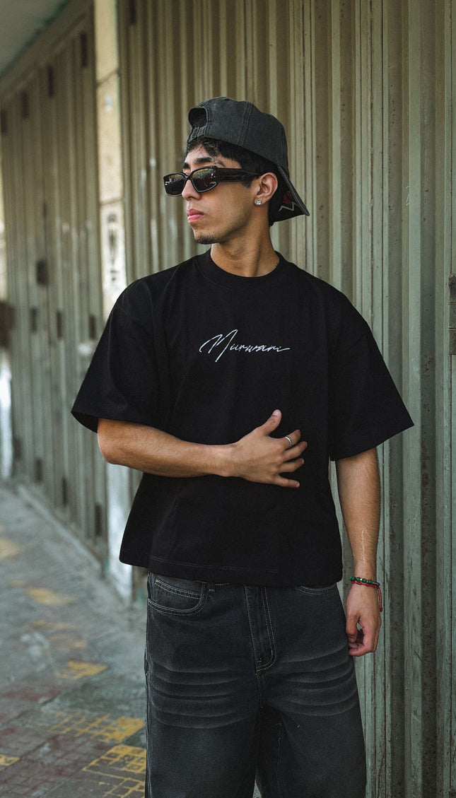 Polo Boxy Difeerence Negro