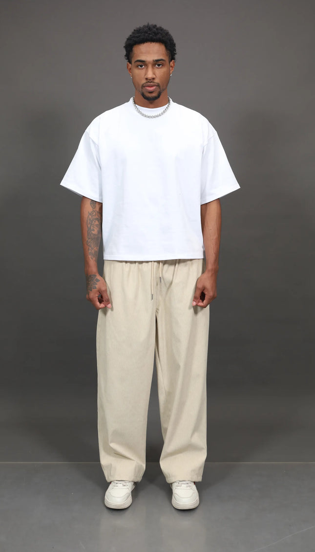 Corduroy Pants Beige