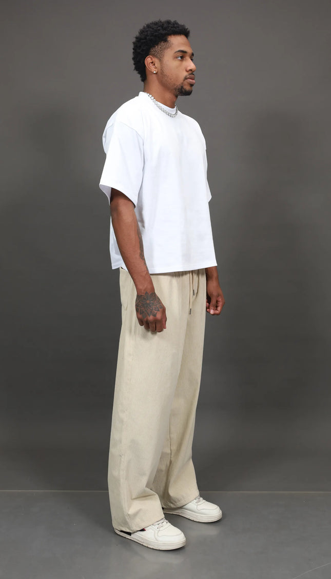 Corduroy Pants Beige