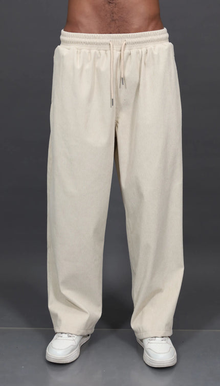 Corduroy Pants Beige