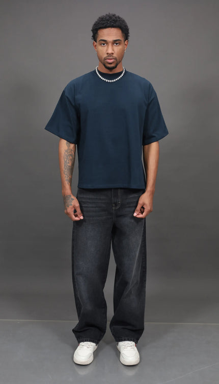 Básico Heavy Cotton Cobalto