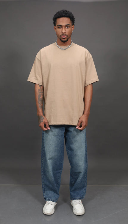 Básico Oversize Marrón