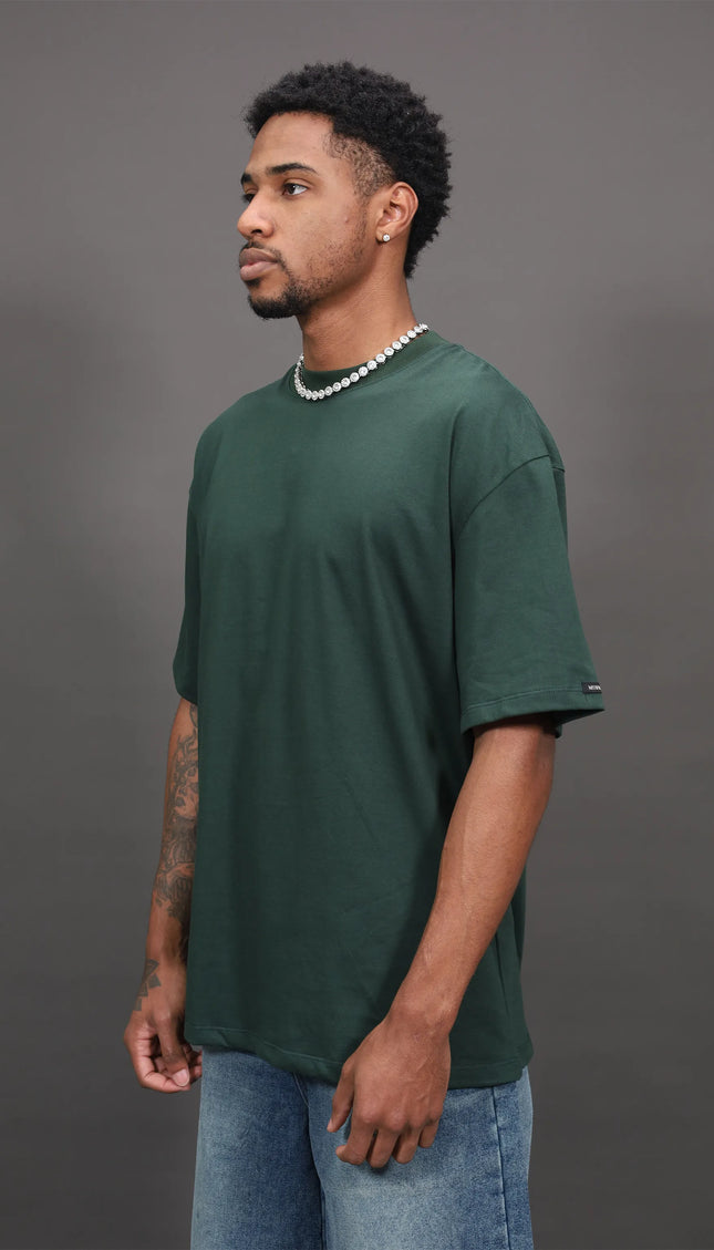 Básico Oversize Verde botella