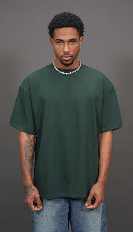Básico Oversize Verde botella