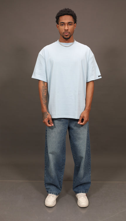 Básico Oversize Celeste
