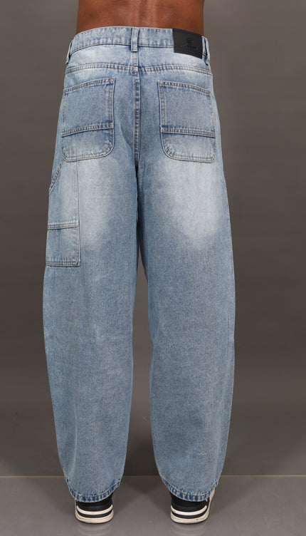 Carpintero baggy Celeste