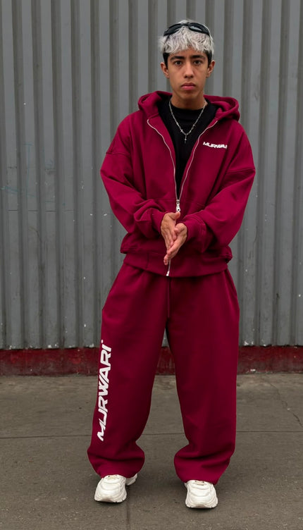 Hoodie Zip Murwari 3D Vino