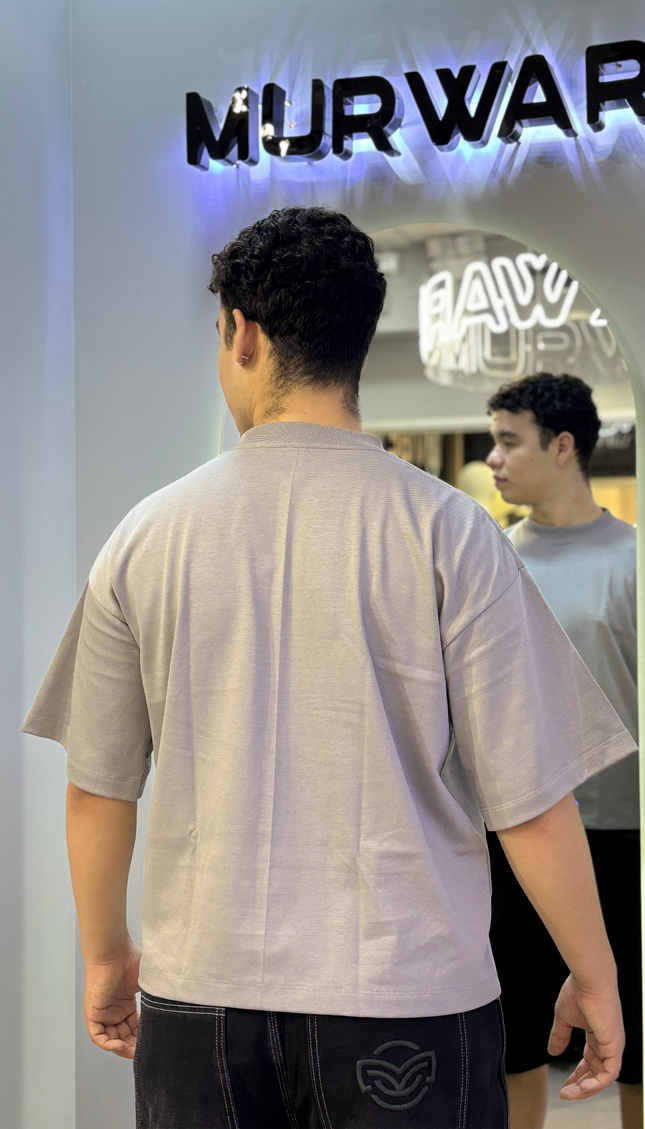Básico Boxy Fit Gris