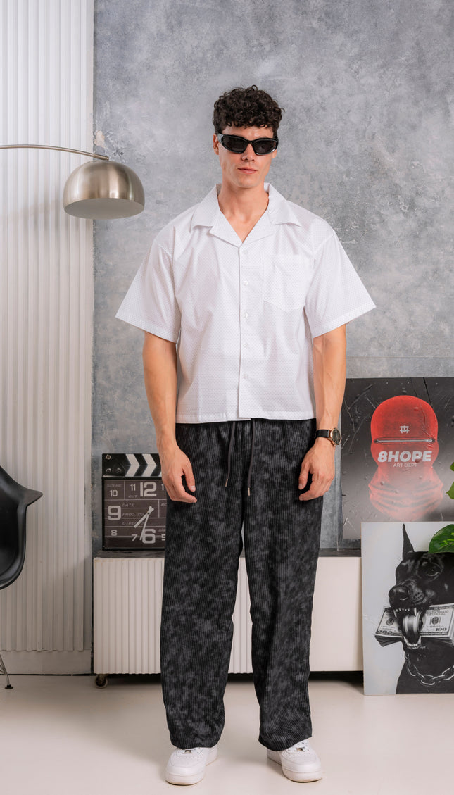 Camisa Boxy Fit Dot Blanco