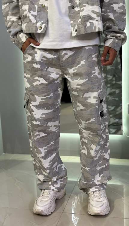 Pantalón Cargo Camuflaje Arena