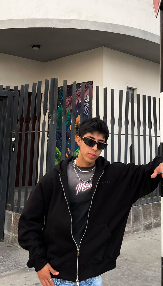 Hoodie Cráneo 2ble Zip