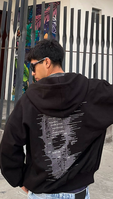 Hoodie Cráneo 2ble Zip