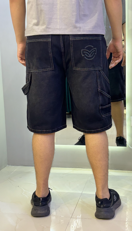 Jorts Bordado Negro