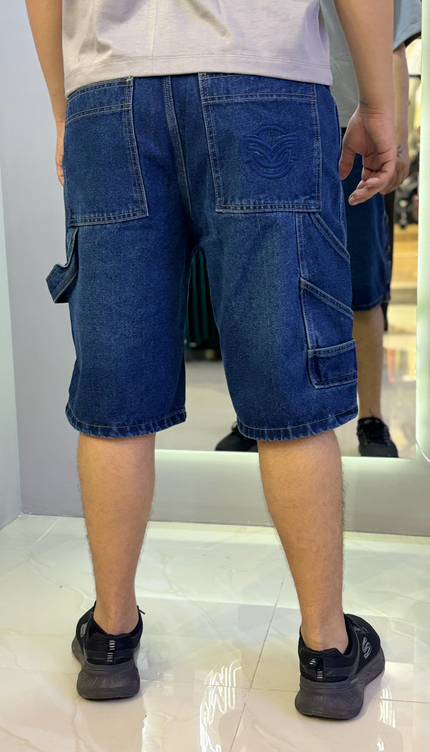 Jorts Bordado Azul