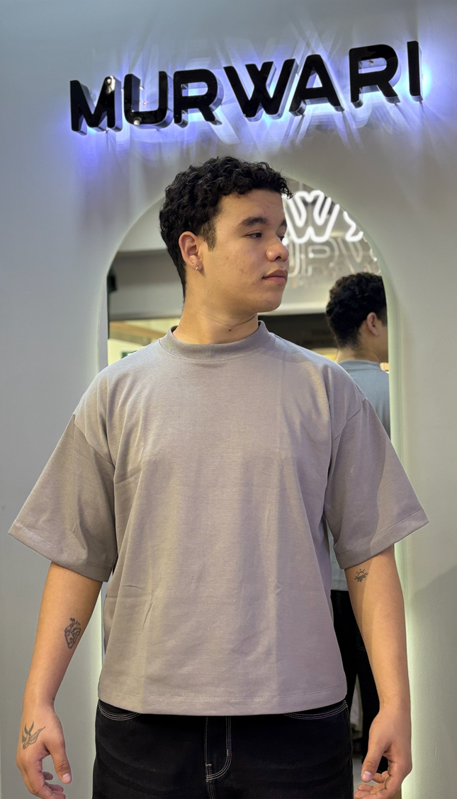 Básico Boxy Fit Gris